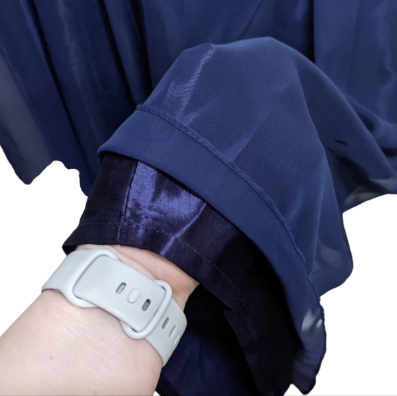 NWT Women’s Navy Blue Wide Leg Pants Size 12 🌊✨ - Picture 8 of 11